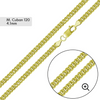 Gold Plated Cuban Link Chain - 4.1mm