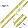 Gold Plated Cuban Link Chain - 6.3mm