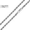 Silver Rope Chain - 5.7mm