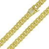 Iced Out Gold Plated Cuban Link Chain - 11.7mm